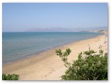 Vista della spiaggia